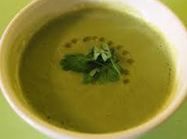 Cauliflower Greens Soup